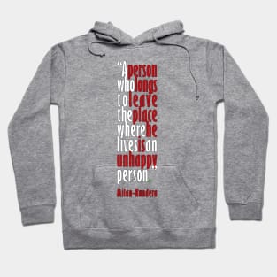 a person who longs milan kundera by chakibium Hoodie